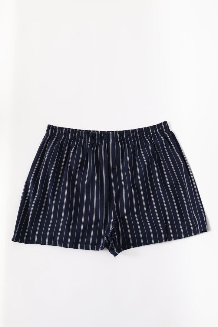 Single Stripe Boxer - Navy