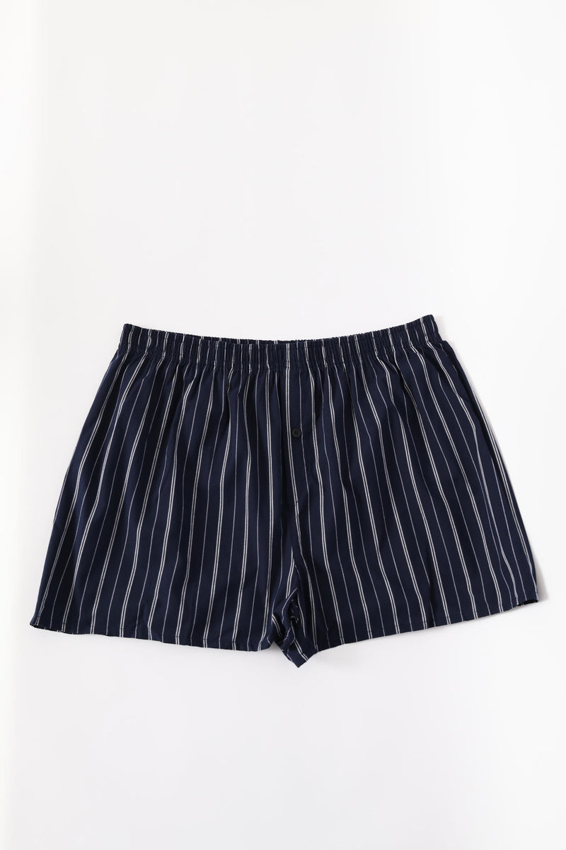 Single Stripe Boxer - Navy