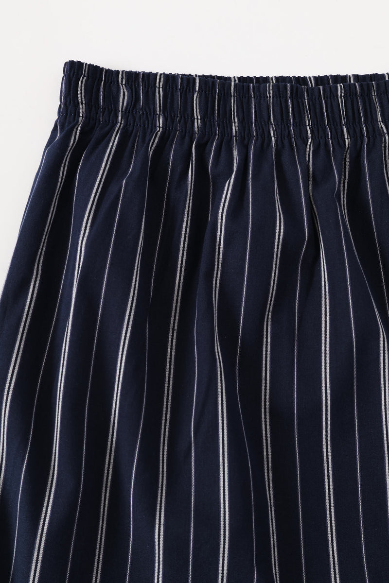 Single Stripe Boxer - Navy