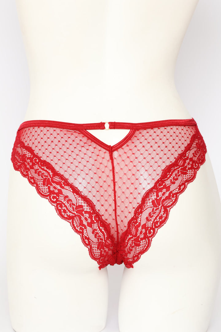 2 Pack Lace Brazilian Panty - Multi