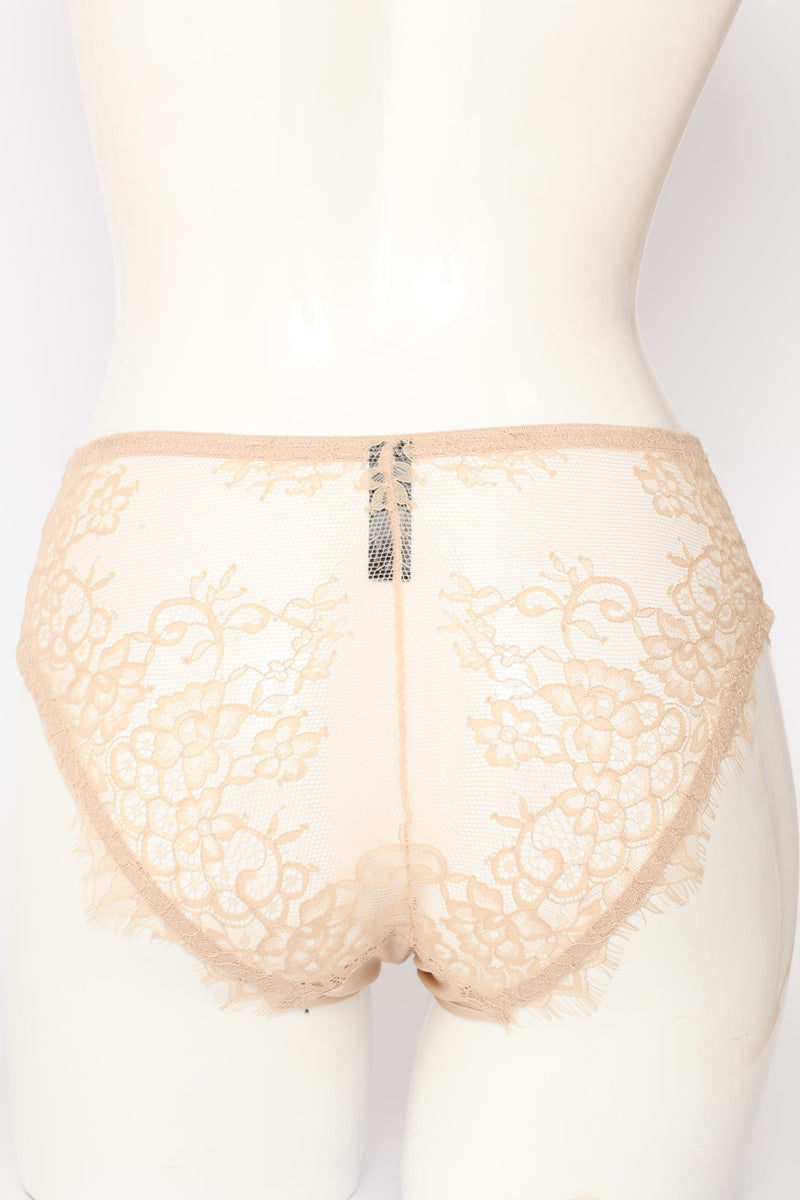 2 Pack Eyelash Lace & Microfibre Midi Panties - Multi