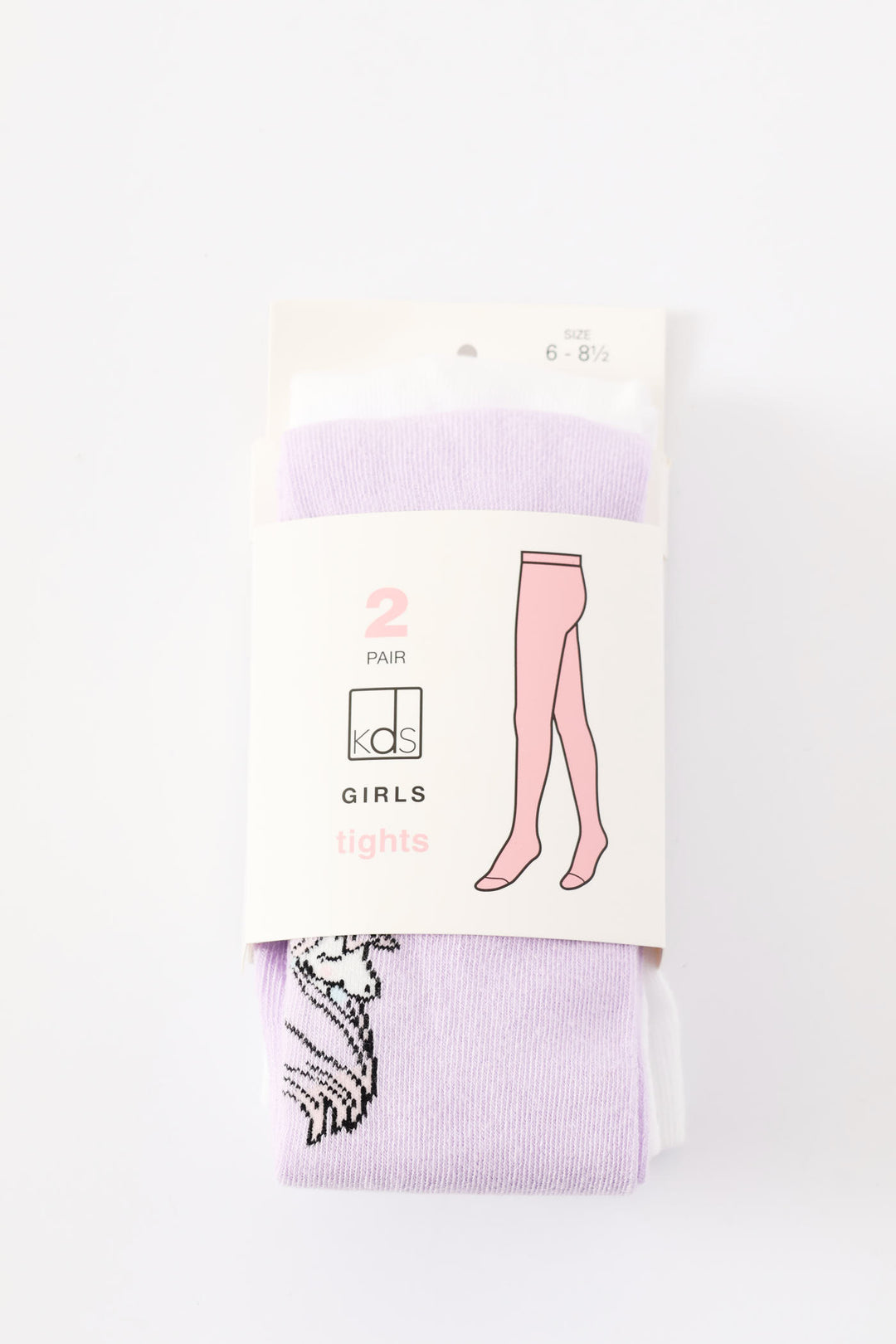 Pre-Girls 2 Pack Unicorn & Hearts Tights - Multi