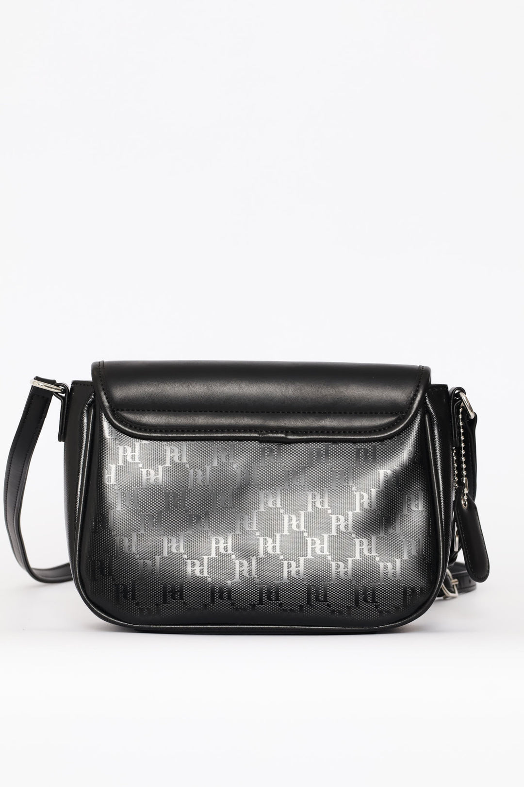 Rockford Flapover Crossbody Bag - Black
