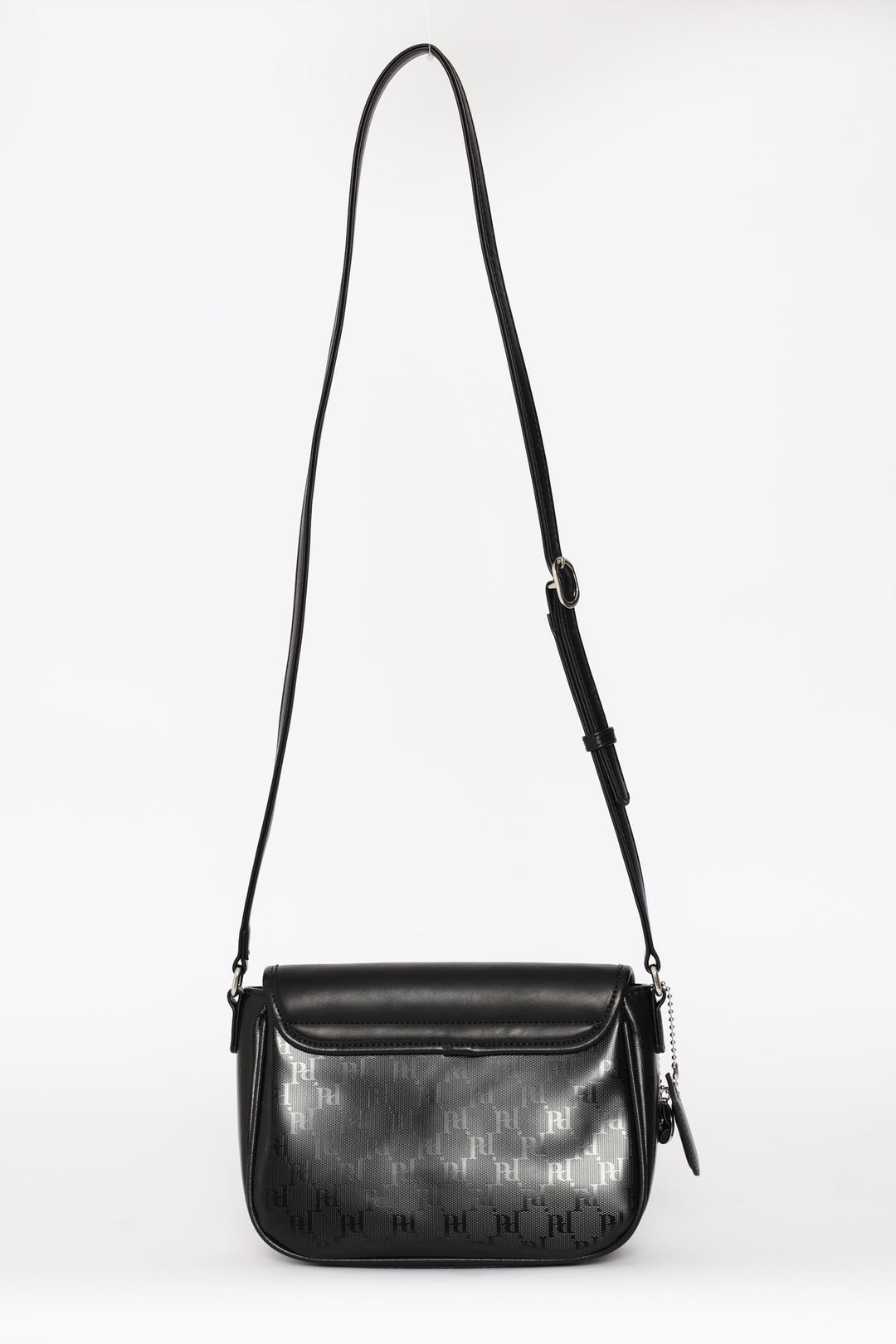 Rockford Flapover Crossbody Bag - Black