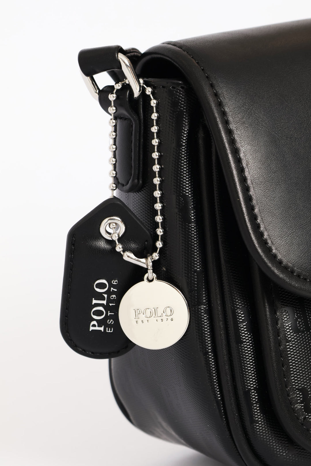 Rockford Flapover Crossbody Bag - Black