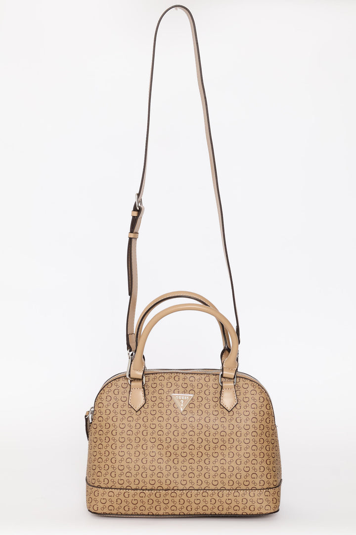 Jenai Dome Satchel - Dark Brown