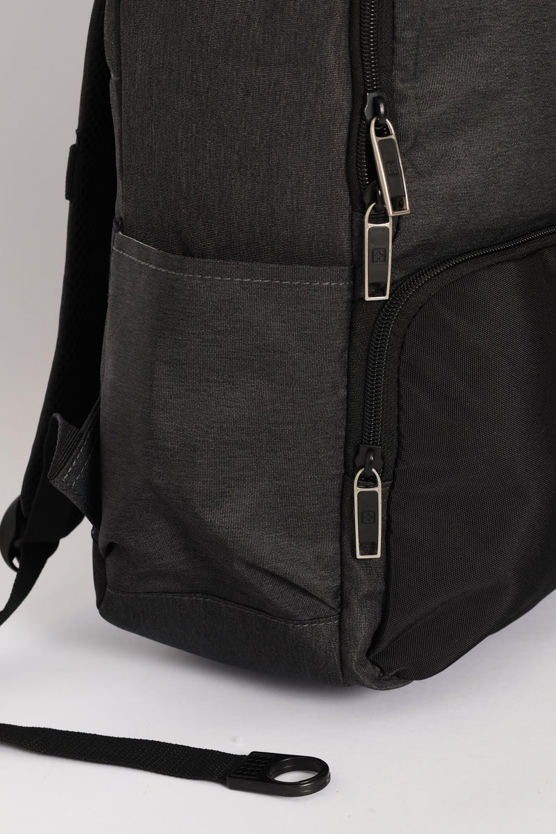 Top Badge Backpack - Black