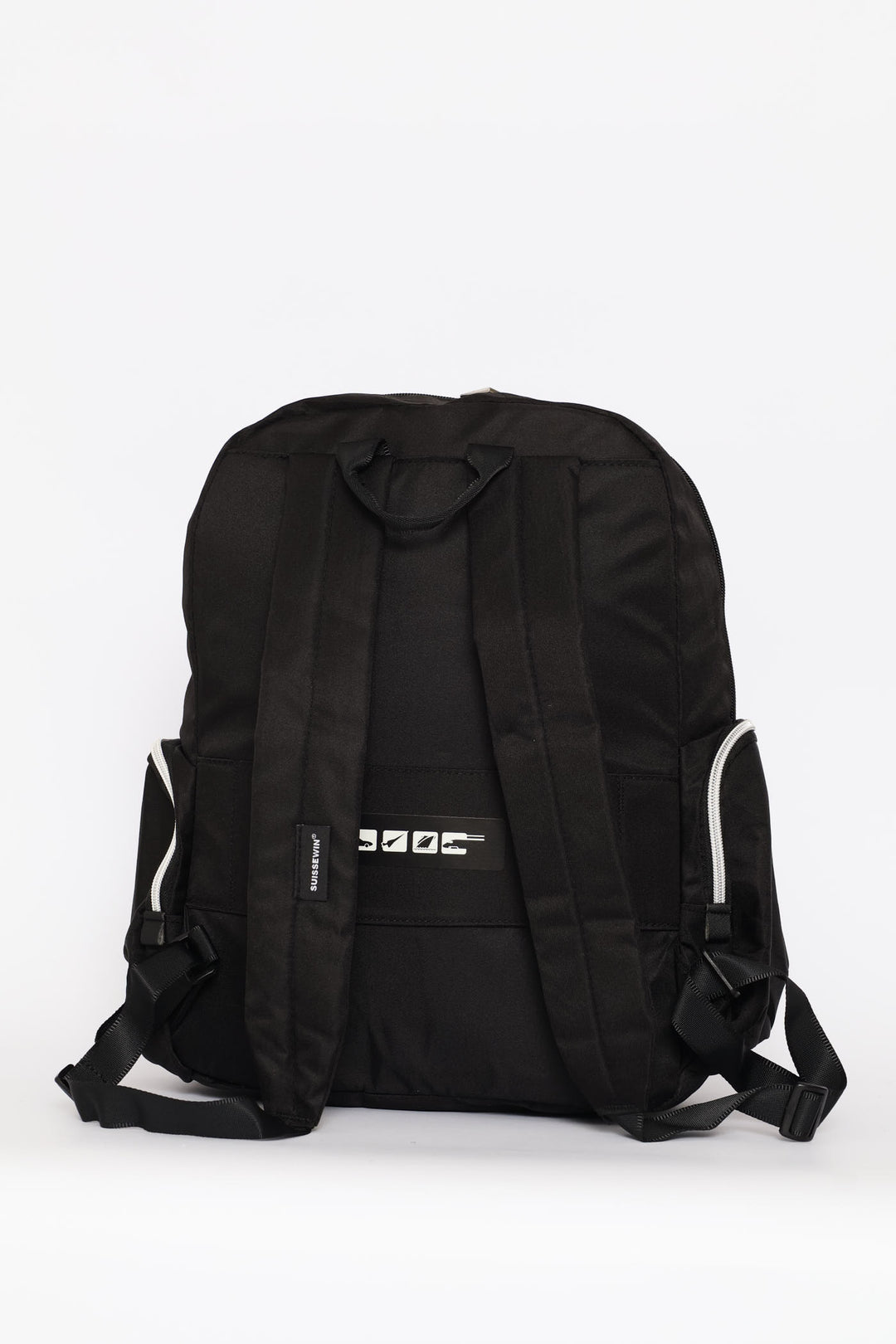 Front Pocket Backpack - Black