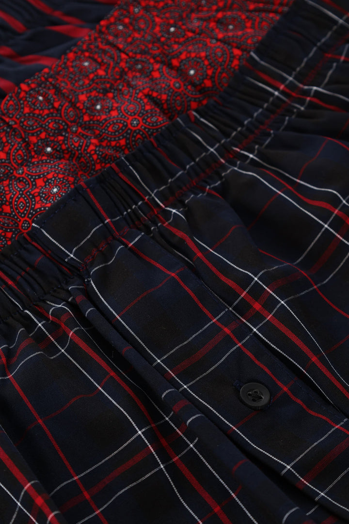 3 Pack Design Boxers - Red