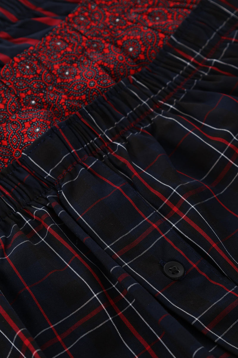 3 Pack Design Boxers - Red