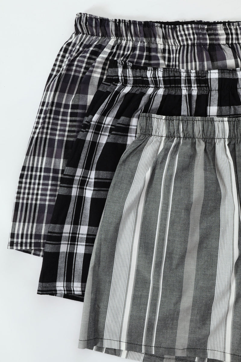 3 Pack Value Boxers - Black