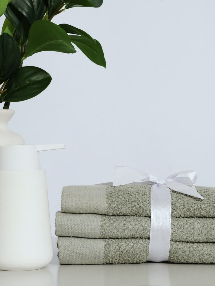 440GSM 2 Piece Hand And Bath Towels - Sage