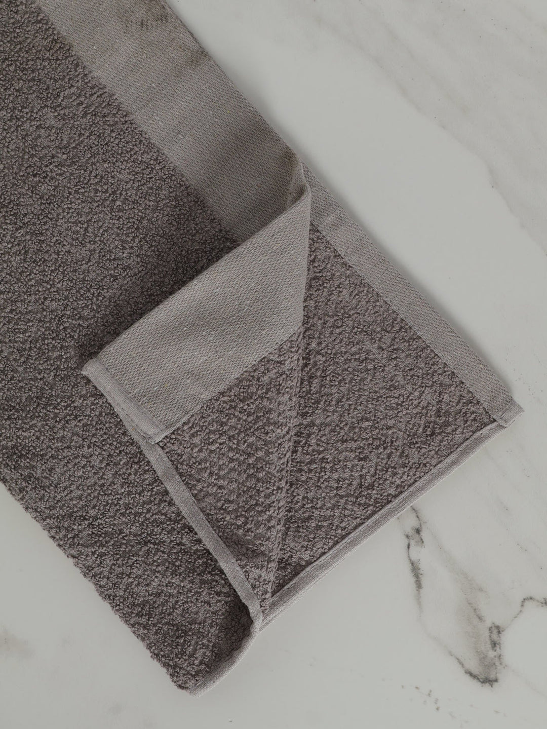 440GSM 2 Piece Hand And Bath Towels - Grey