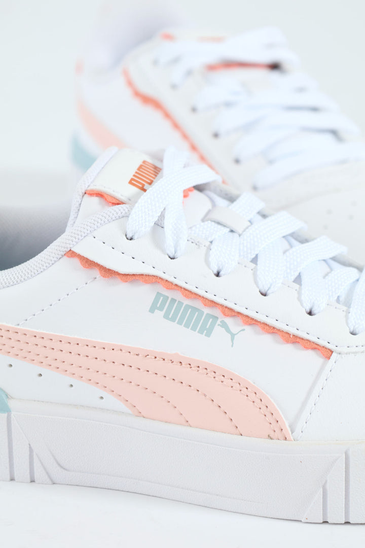 Girls Carina Off Side Sneaker - White