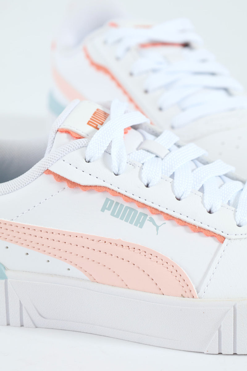 Girls Carina Off Side Sneaker - White