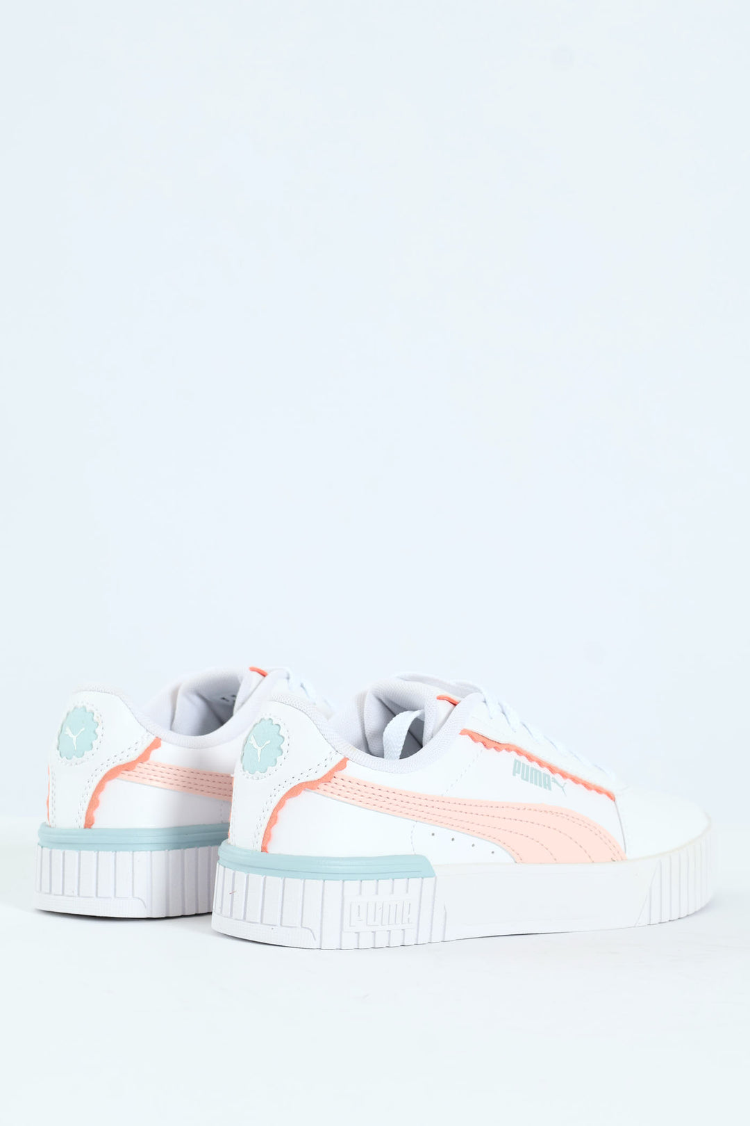 Girls Carina Off Side Sneaker - White