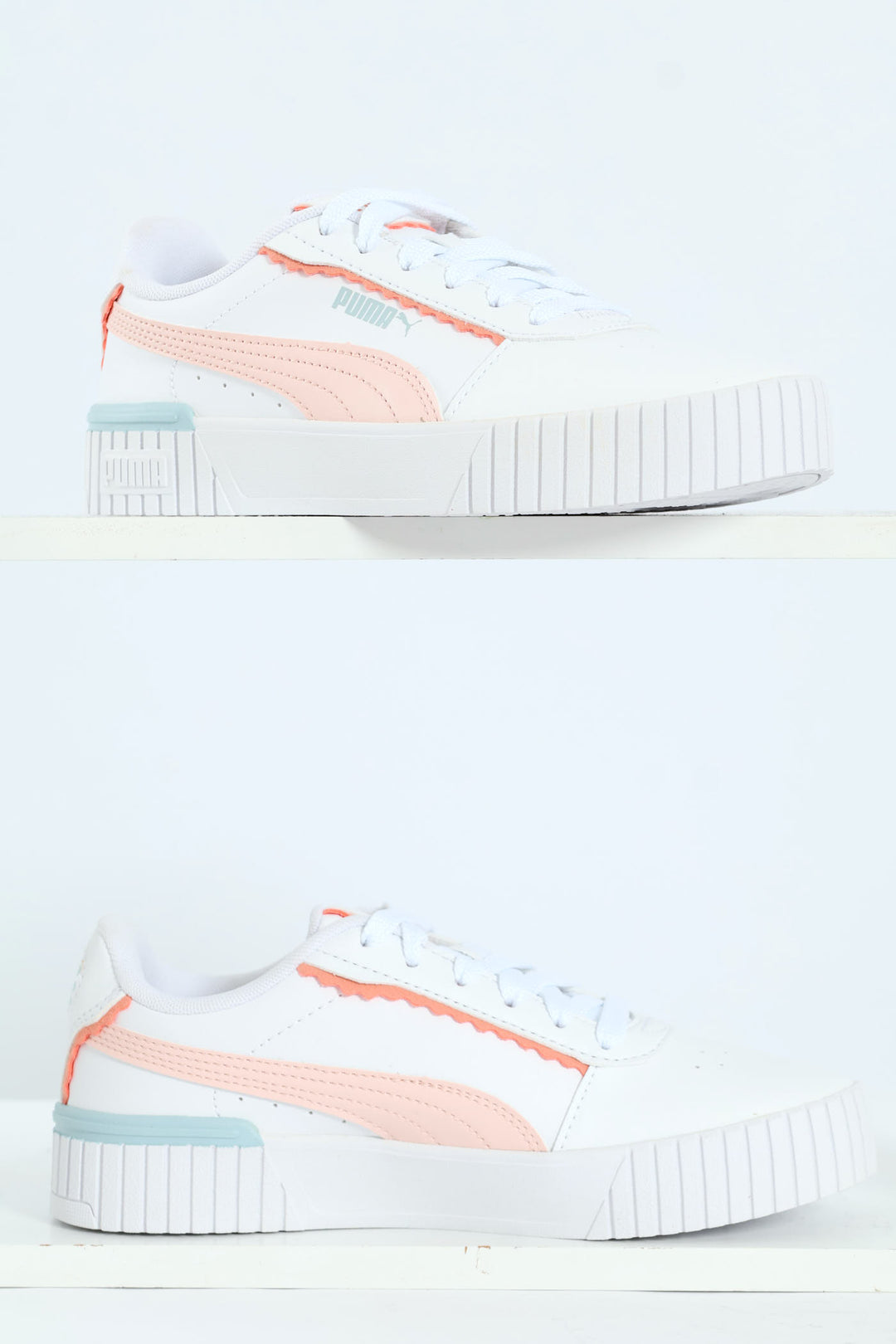 Girls Carina Off Side Sneaker - White