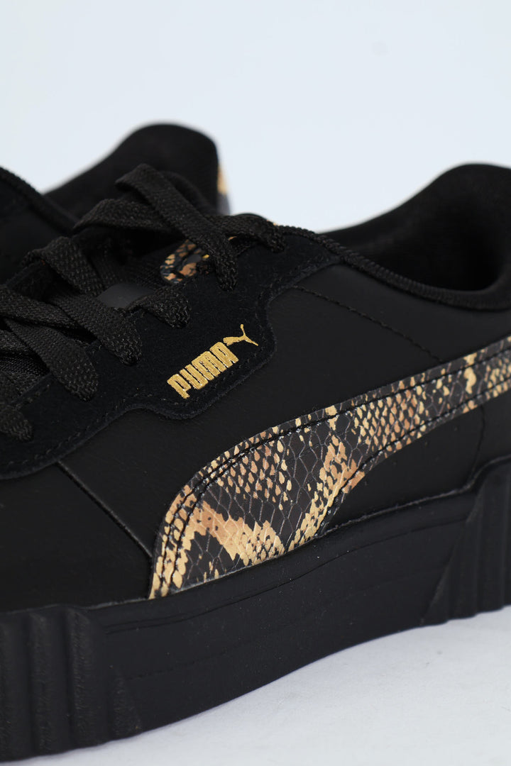 Carina 3.0 Snake Chic Sneaker - Black/Beige
