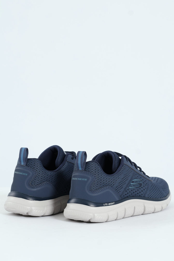 Track Lace Up Trainer - Navy