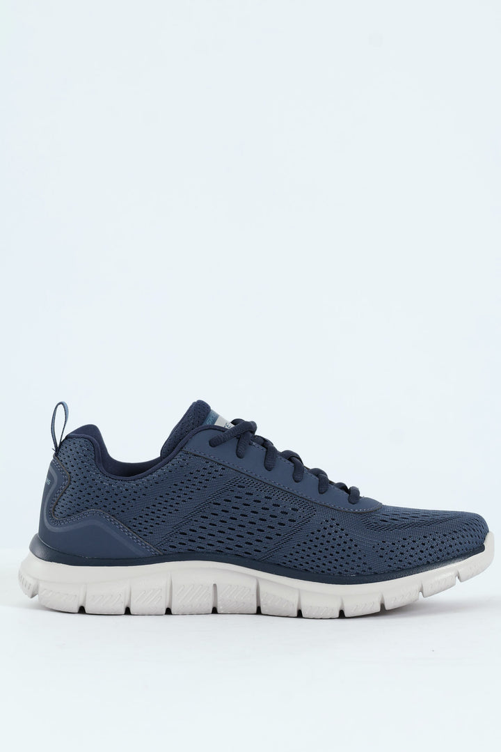 Track Lace Up Trainer - Navy