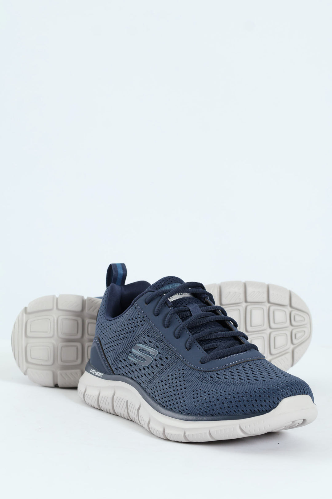 Track Lace Up Trainer - Navy
