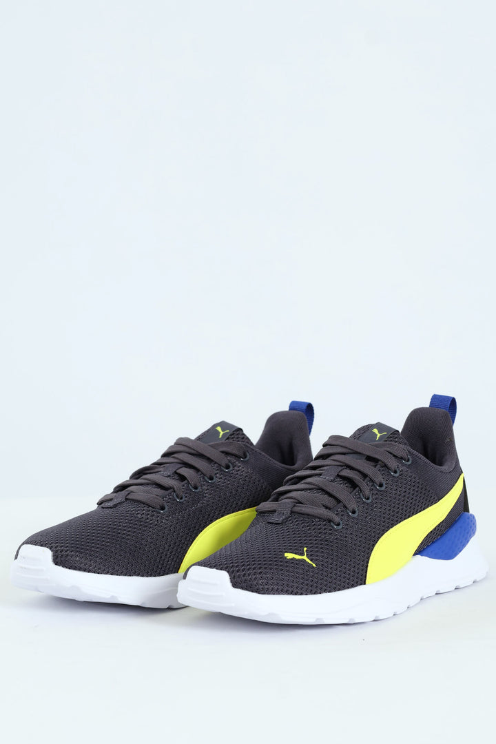 Boys Anazrun Lite Jr Galactic Sneaker - Black