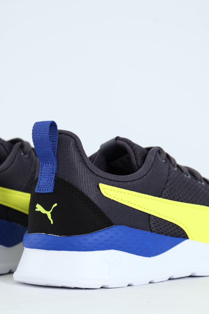 Boys Anazrun Lite Jr Galactic Sneaker - Black