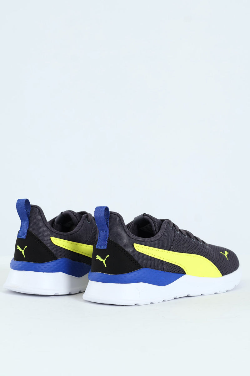 Boys Anazrun Lite Jr Galactic Sneaker - Black