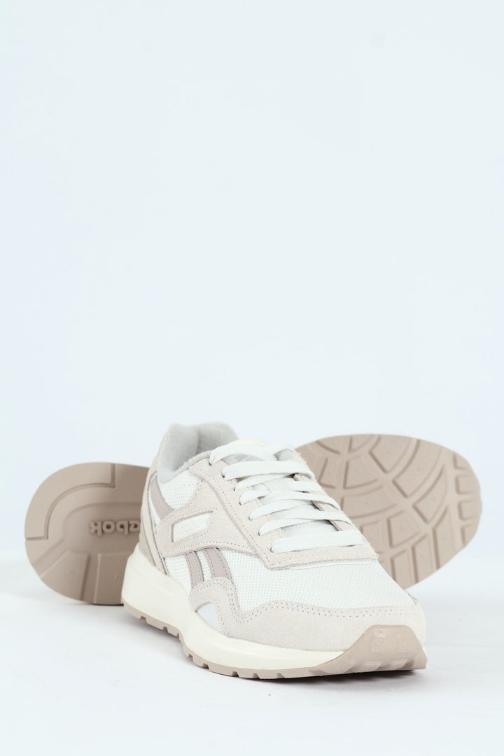 Gl1100 Sporty Lace Up Sneaker - Stone