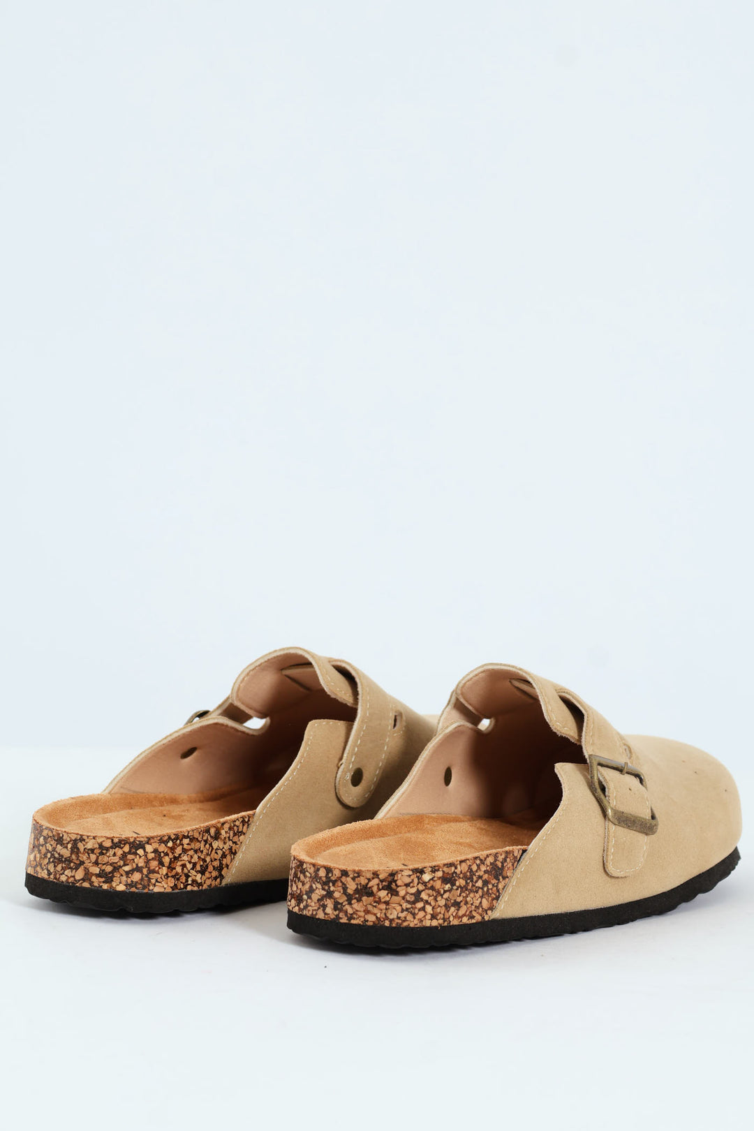 Microsuede Fashion Clog - Taupe
