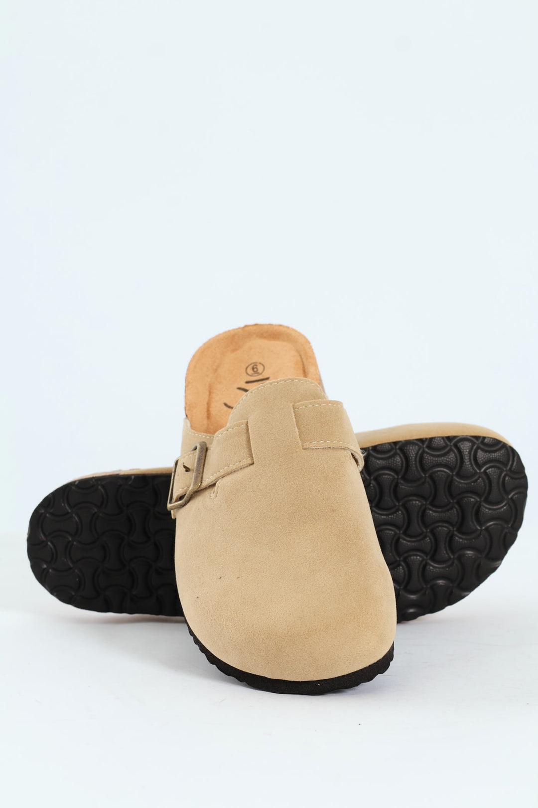 Microsuede Fashion Clog - Taupe