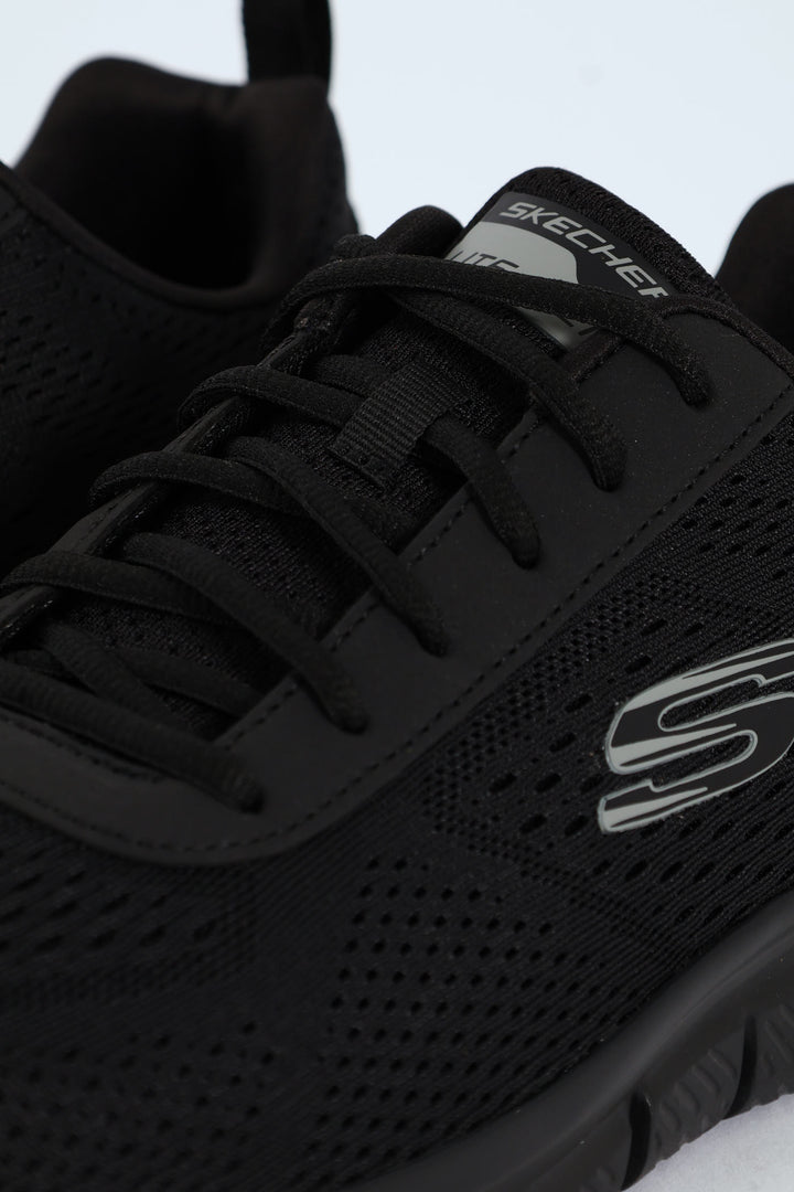 Track Lace Up Trainer - Black