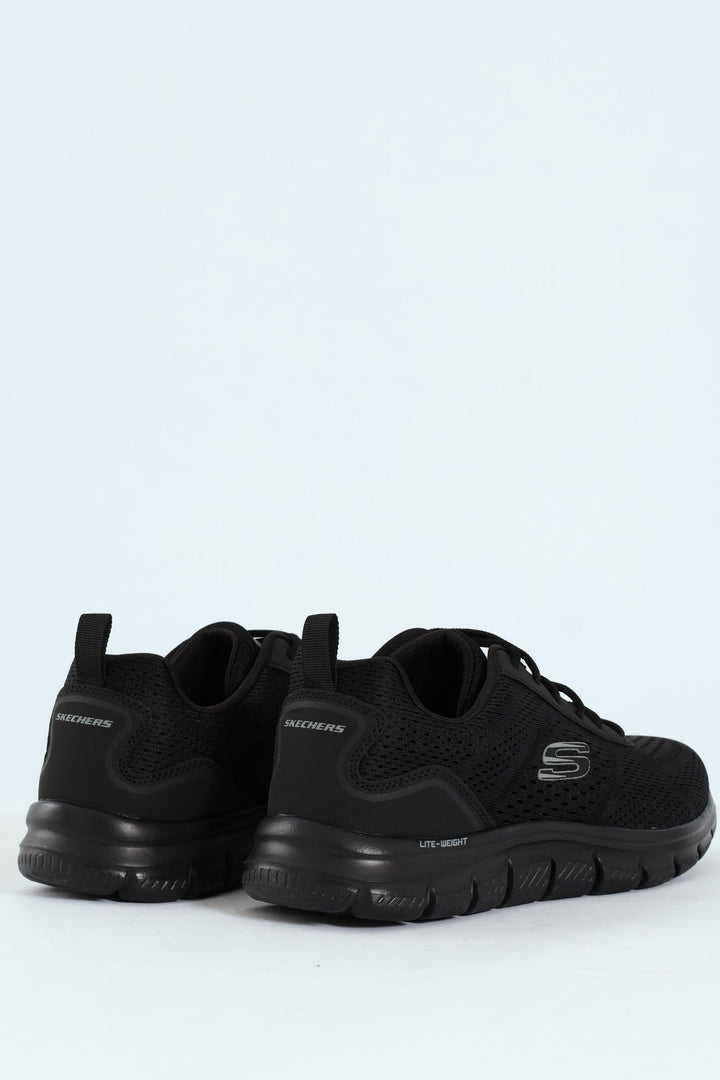 Track Lace Up Trainer - Black
