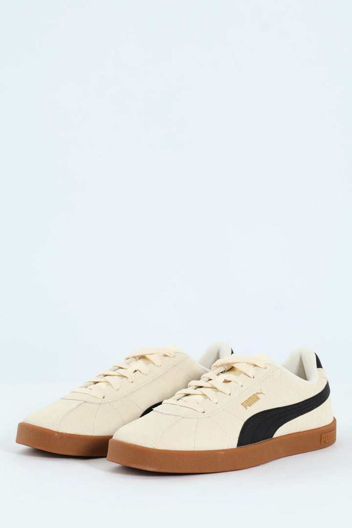 Club II Court Sneaker With Gum Sole - Stone