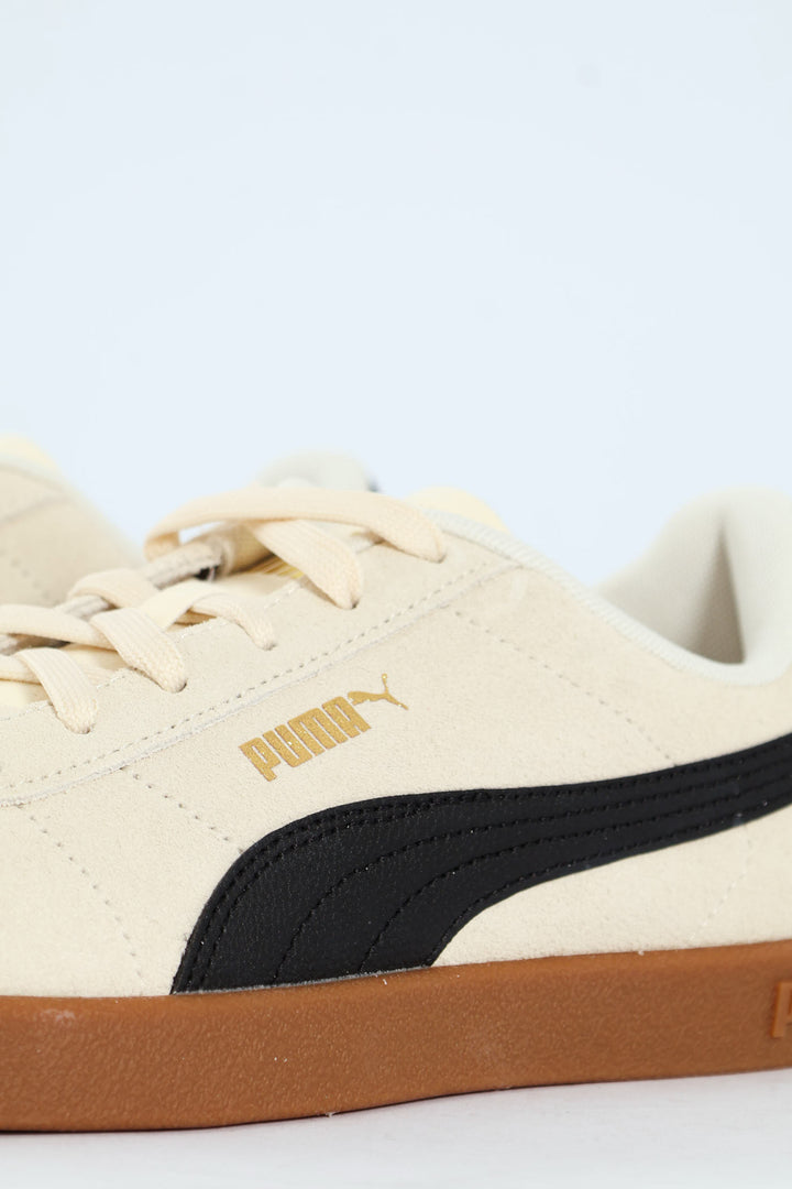 Club II Court Sneaker With Gum Sole - Stone