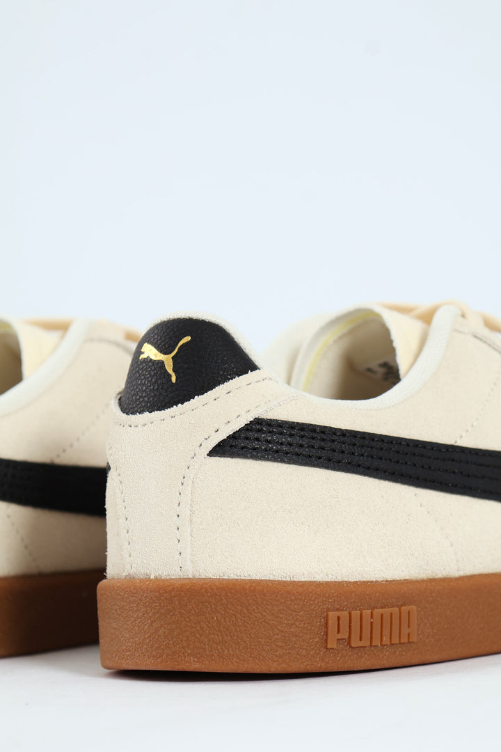Club II Court Sneaker With Gum Sole - Stone