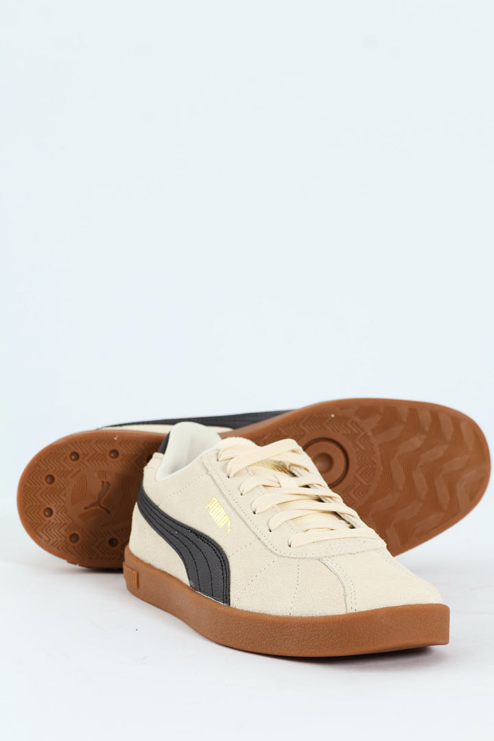 Club II Court Sneaker With Gum Sole - Stone