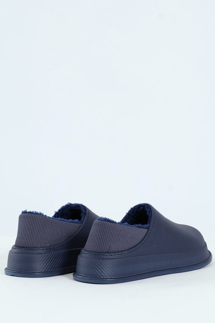 Closed Back Clog Slipper - Navy