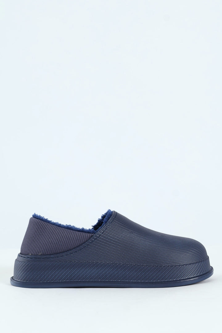 Closed Back Clog Slipper - Navy