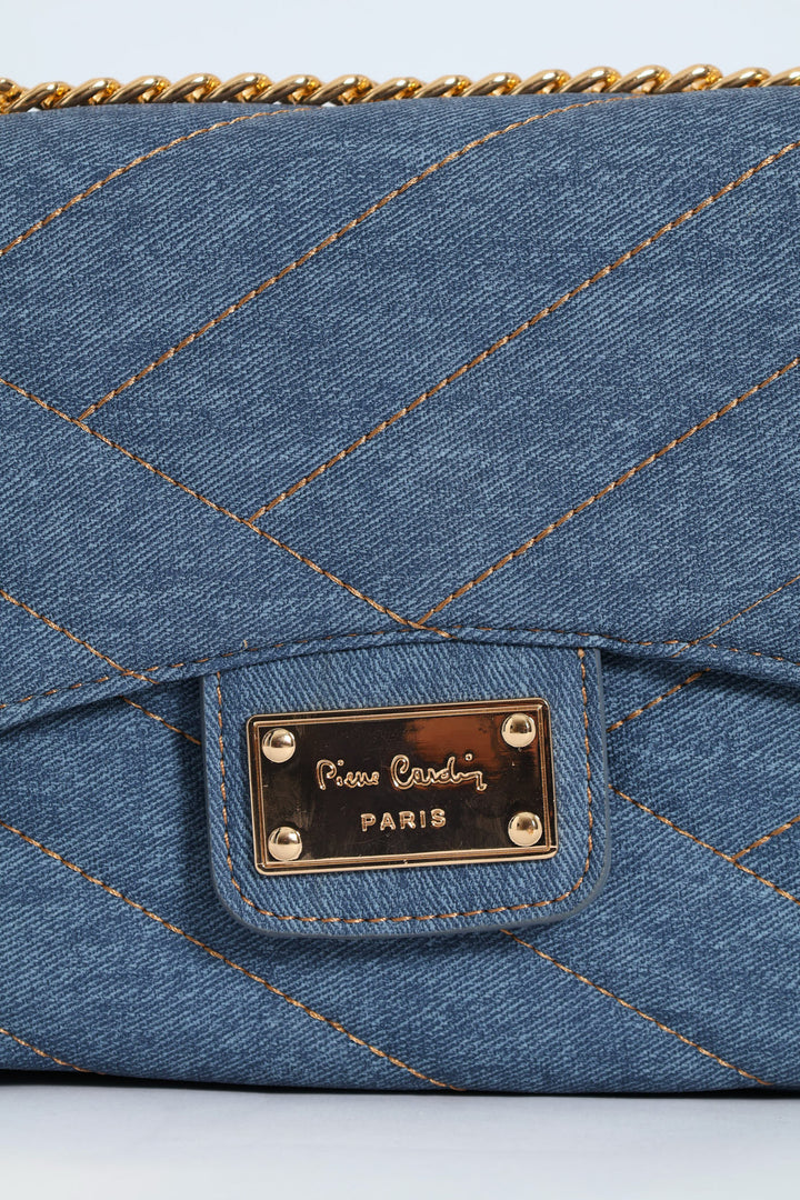 Tessa Shoulder Chain Bag - Denim