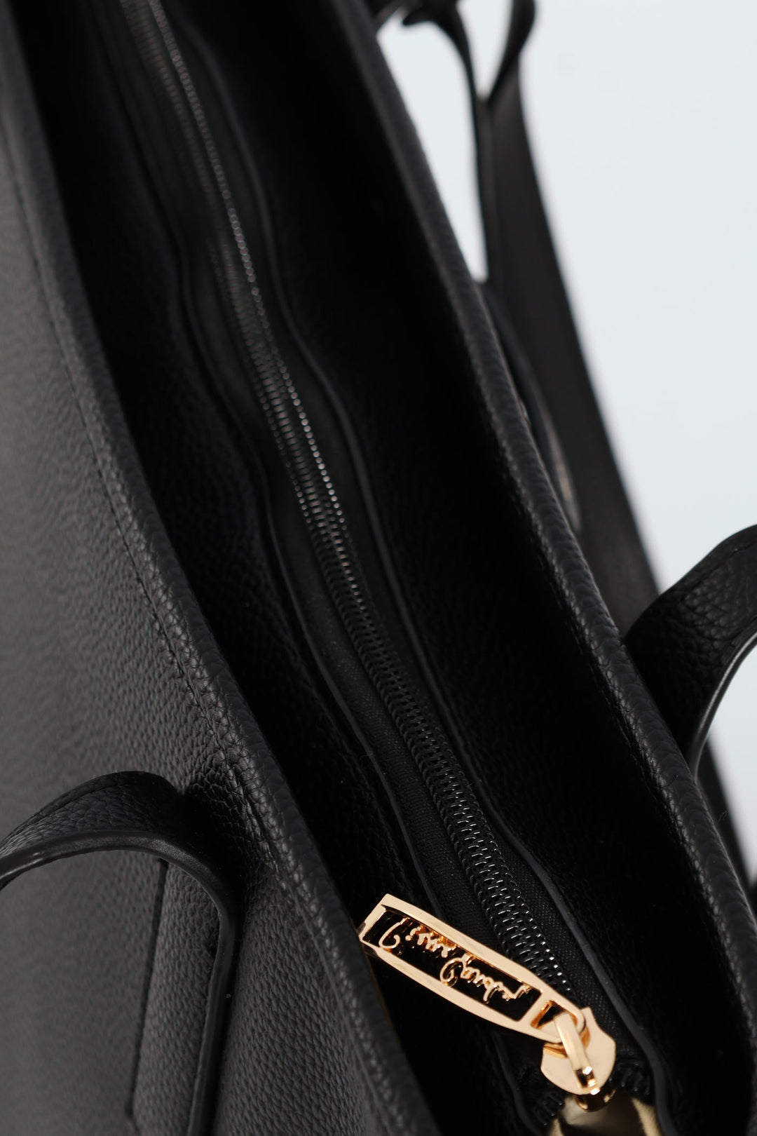 Charlotte Side Strap Tote Bag - Black