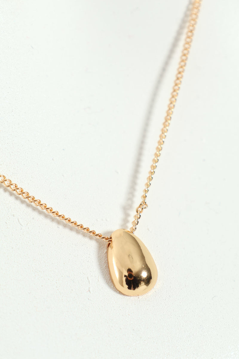 Bubble Pendant Necklace - Gold