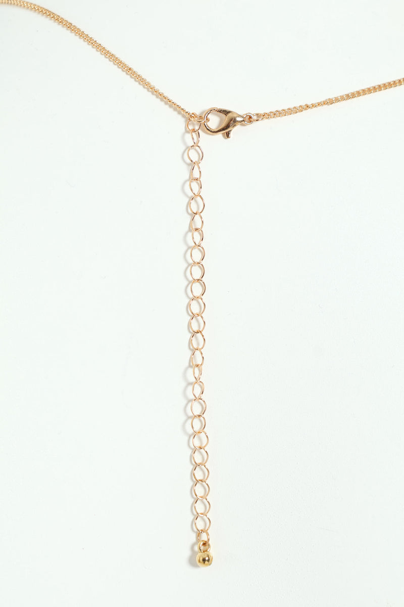 Bubble Pendant Necklace - Gold