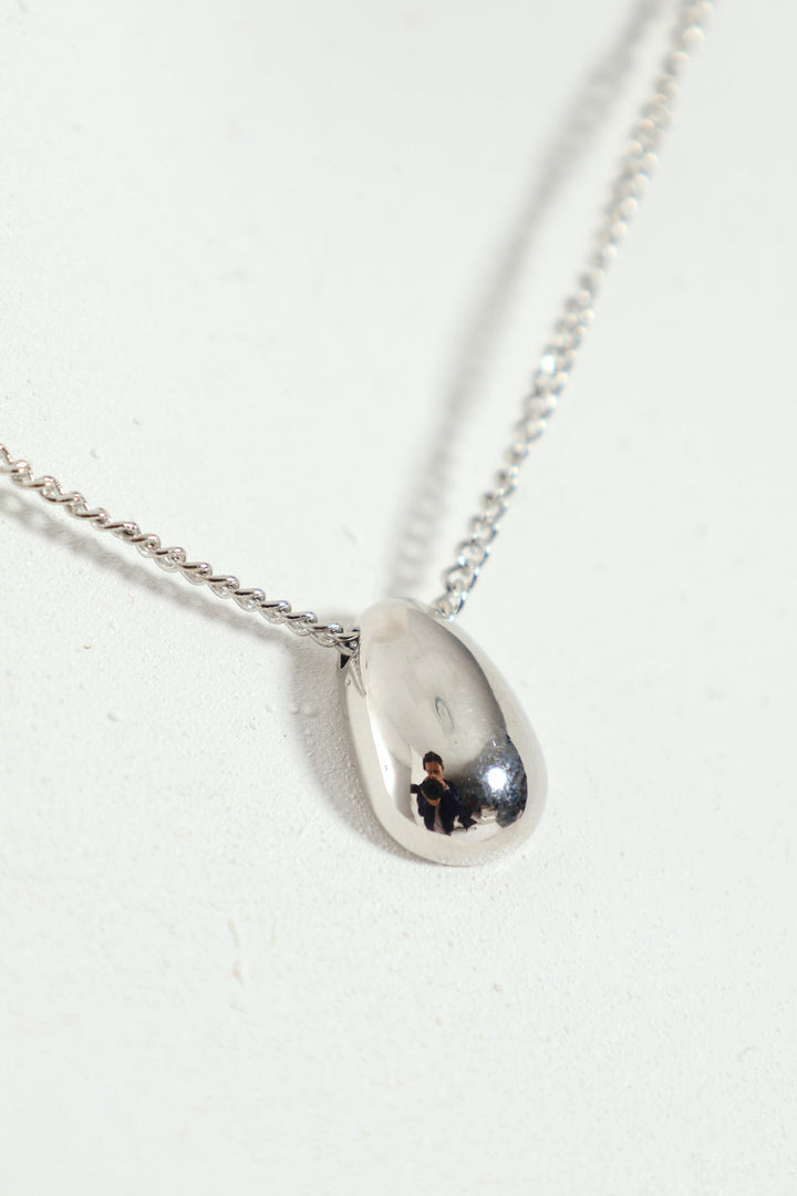 Bubble Pendant Necklace - Silver