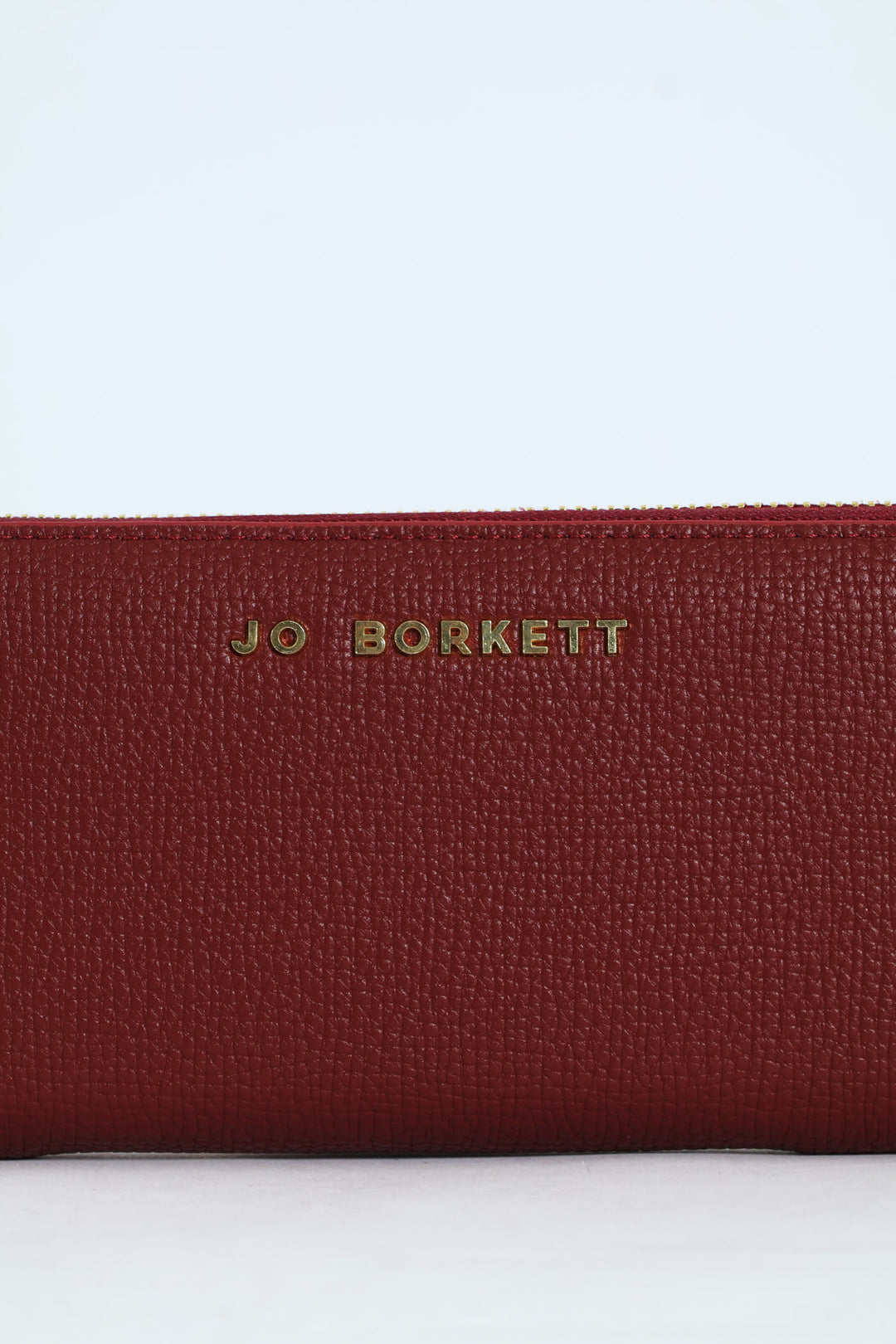 Carrie Pebble Raised Logo Ziparound Purse - Burgundy
