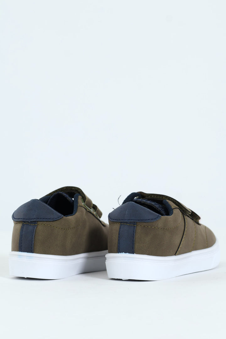 Pre-Boys Street Sneaker - Olive