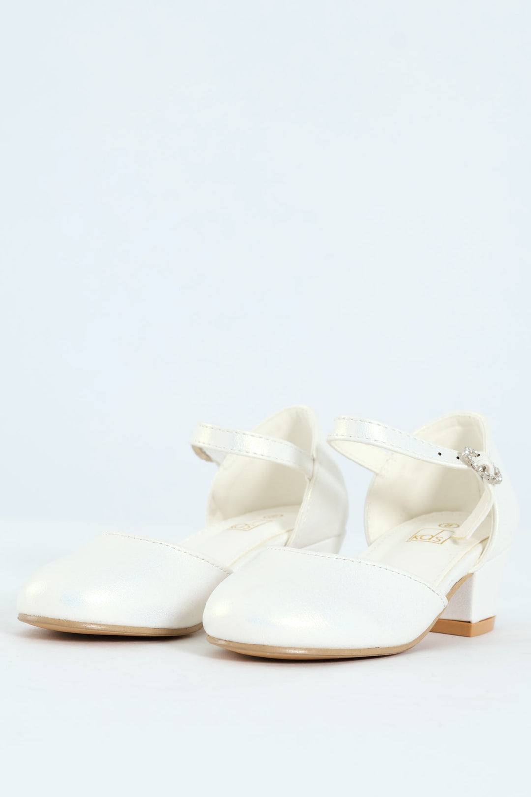 Pre-Girls Pearly Occasion Heel - White