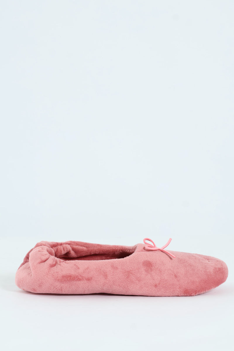 Ballerina Slipper Sock - Dusty Pink