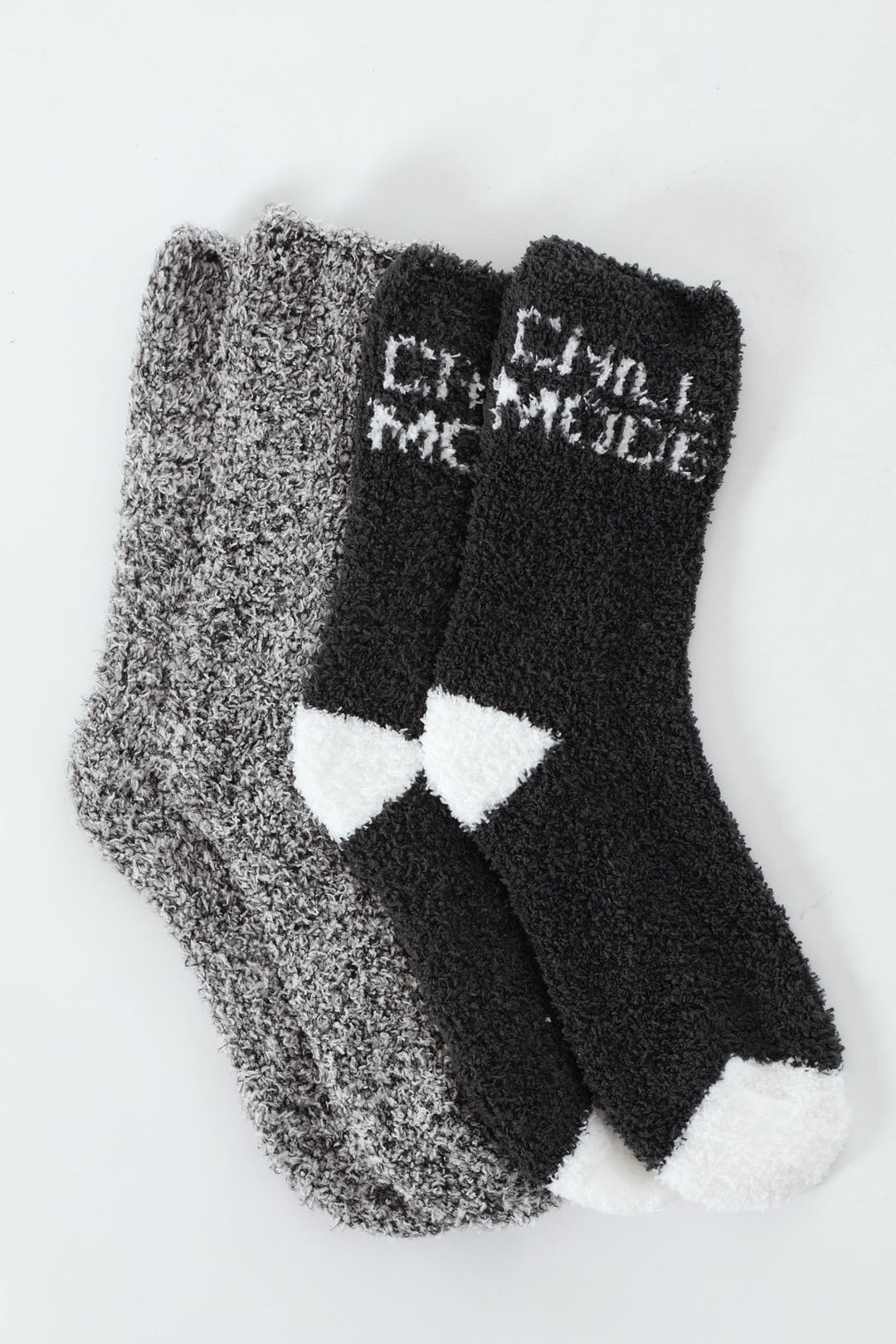 2 Pack Cosy Relax Mode Socks - Black
