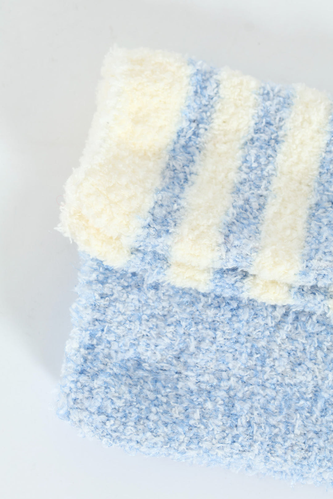 2 Pack Stripe Cosy Socks - Blue